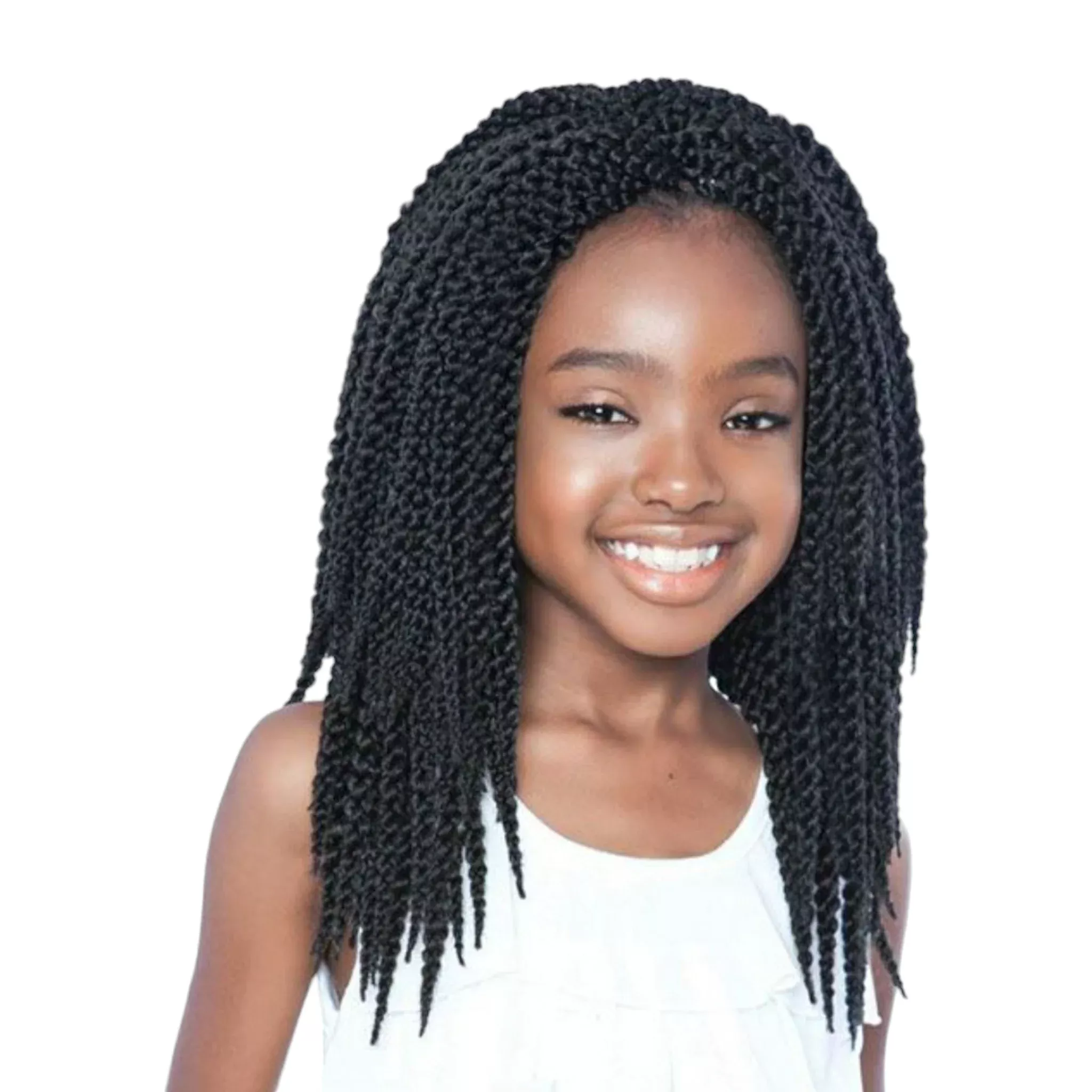 (12") Afri-Naptural Kids Rock Crochet Hair - 3D Cubic Twist
