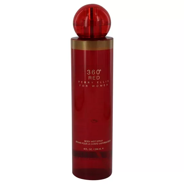 360 Red for Women by Perry Ellis Body Mist Spray 8.0 oz
