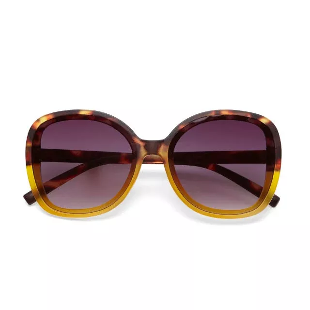 ANNA BUTTERFLY SUNGLASSES - Havana Yellow