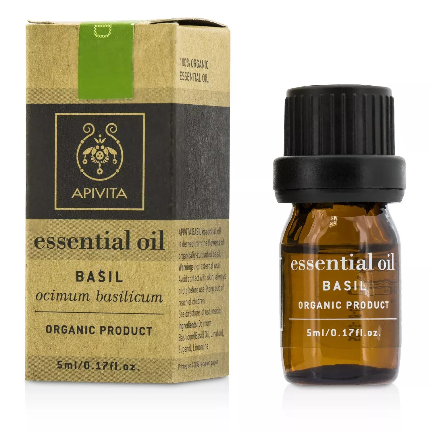 Apivita Essential Oil - Basil5ml/0.17oz