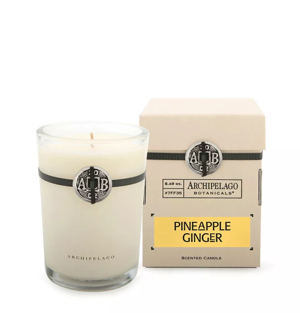 Archipelago Soy Wax Candle 5.25 oz / 165 g - Pineapple Ginger