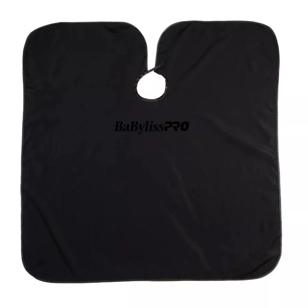 BabylissPro Barber Cape - Matte Black #BBCAPEMB