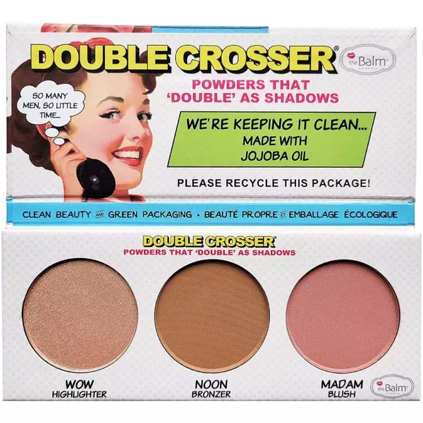 The Balm Double Crosser Highlighter Travel Size