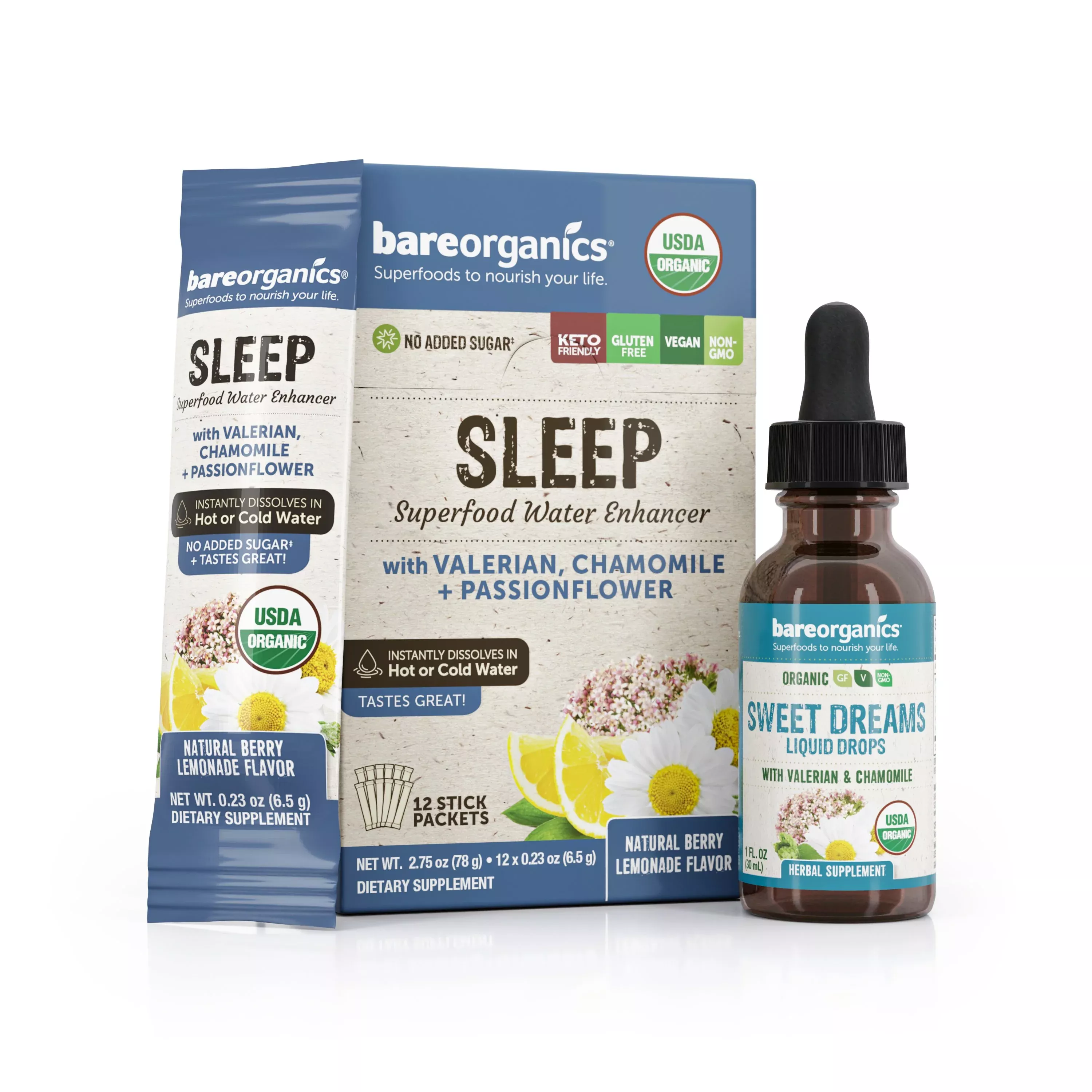 BAREORGANICS SLEEP WELL BUNDLE - EXCLUSIVELY OURS!