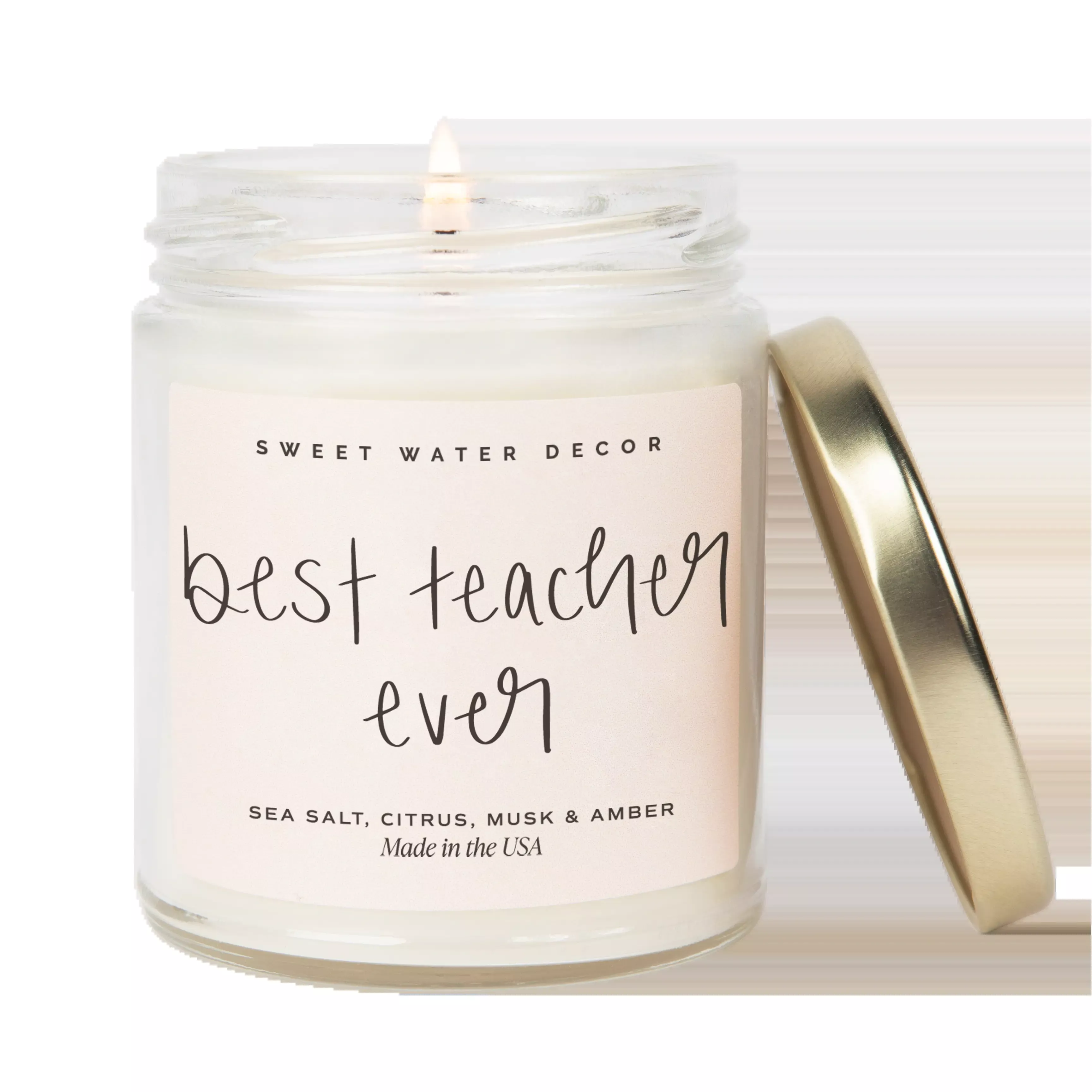 Best Teacher Ever Soy Candle