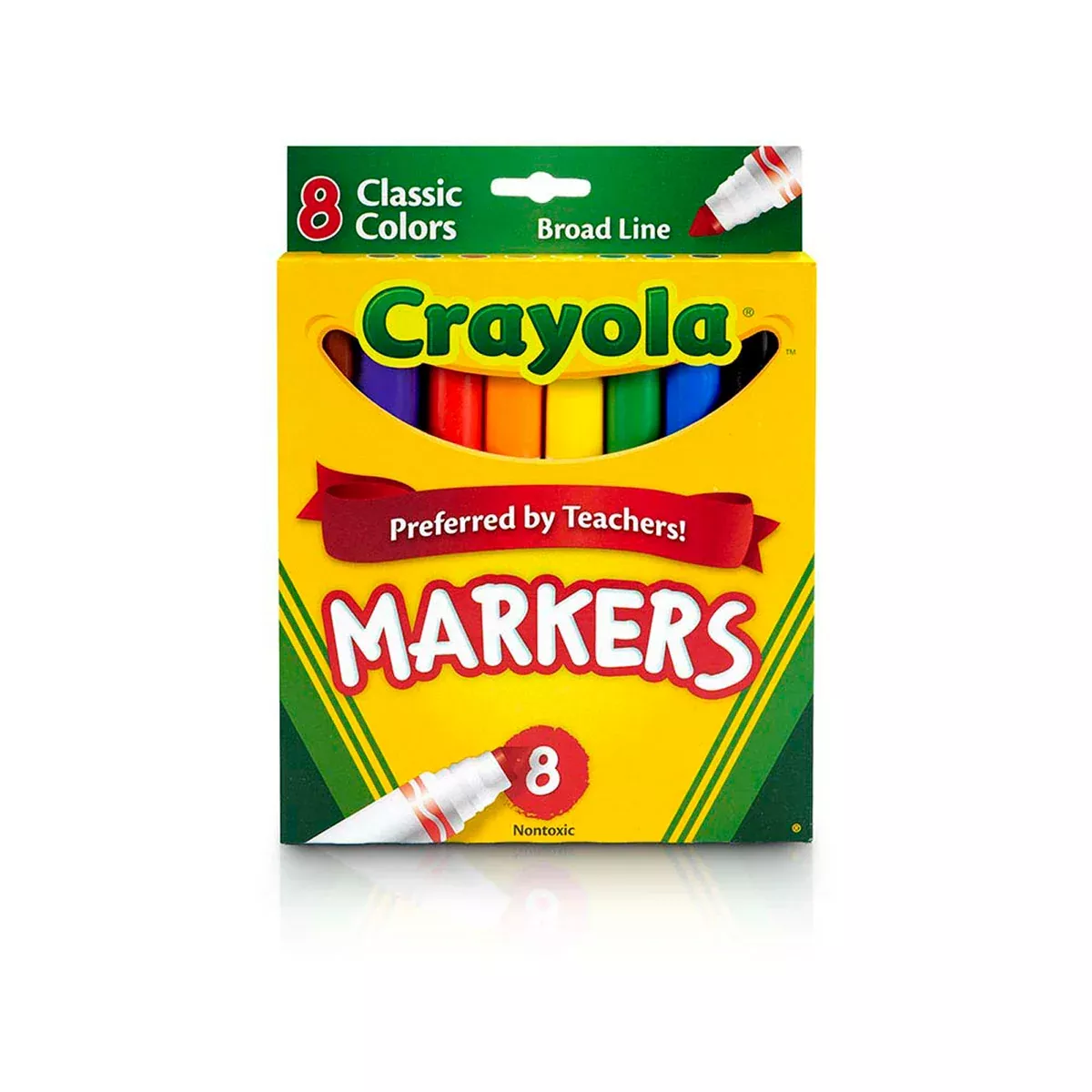 Crayola Broad Line Markers, 8-Pack