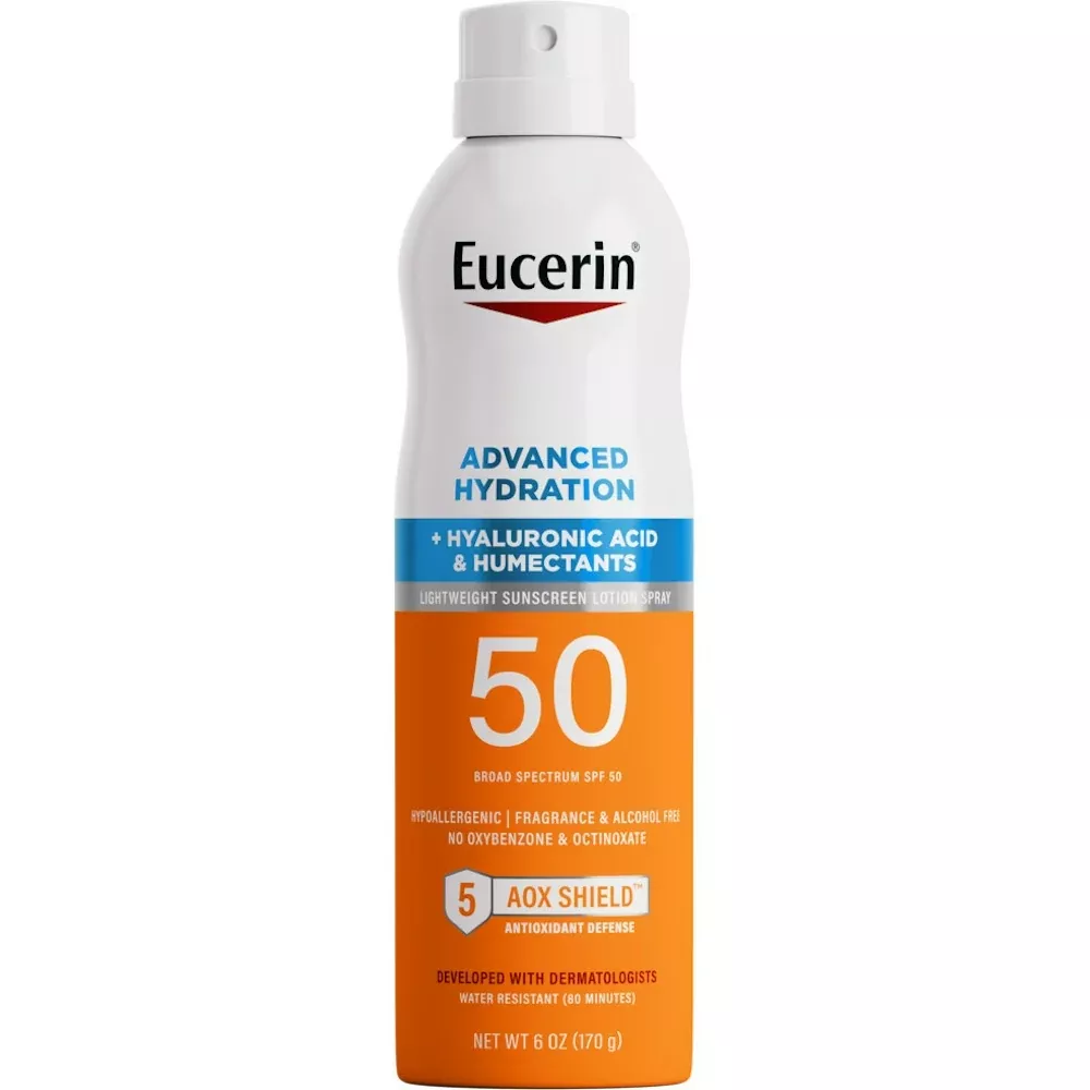 Eucerin Advanced Hydration Sunscreen Spray - SPF 50 - 6oz