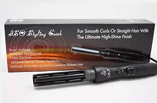 ISO STYLING COMB FOR SMOOTH CURLS OR STRAIGHT HAIR 13MM