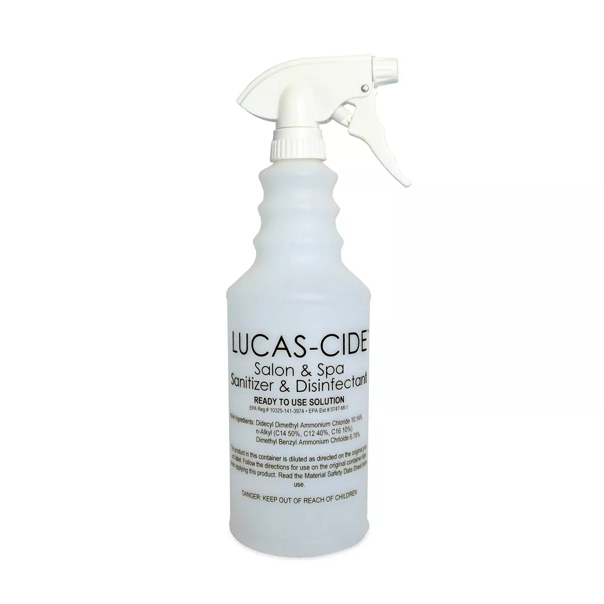 LUCAS-CIDE Empty Spray Bottle, 32 oz.