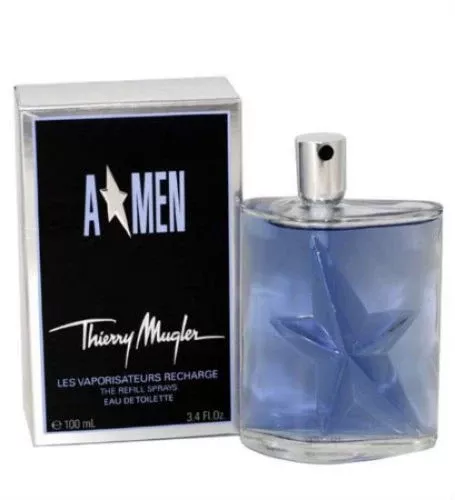 A * MEN Angel for Men Thierry Mugler EDT Spray Refill 3.4 oz