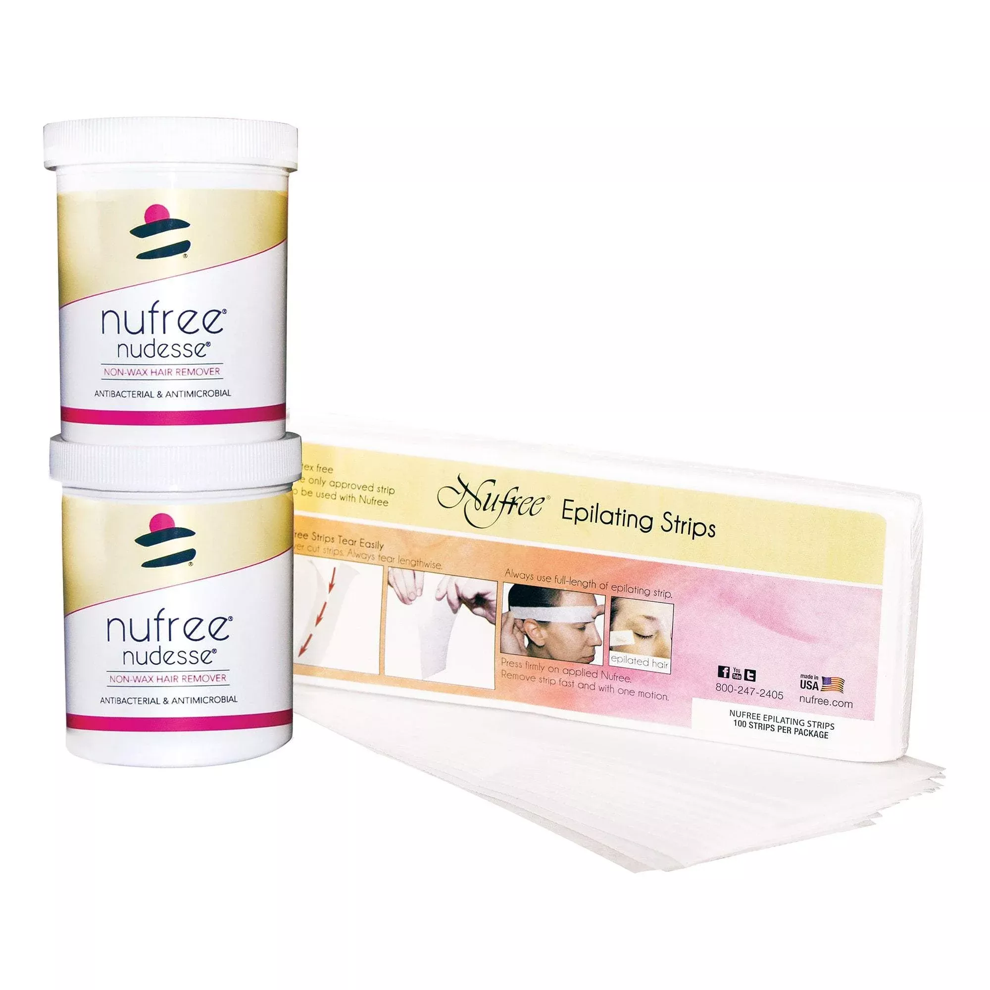 Nufree Mini Double Jar Pack, 8 oz