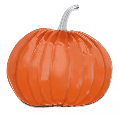Orange Pumpkin Platter by Mariposa