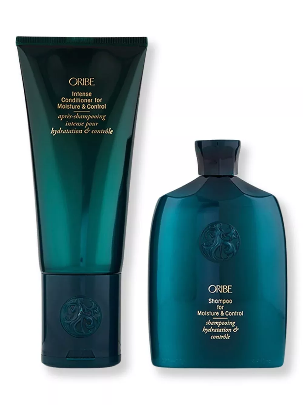 Oribe Shampoo 8.5 oz & Intense Conditioner 6.8 oz for Moisture & Control