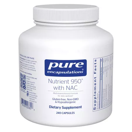Pure Encapsulations Nutrient 950 with NAC - 240 Capsules