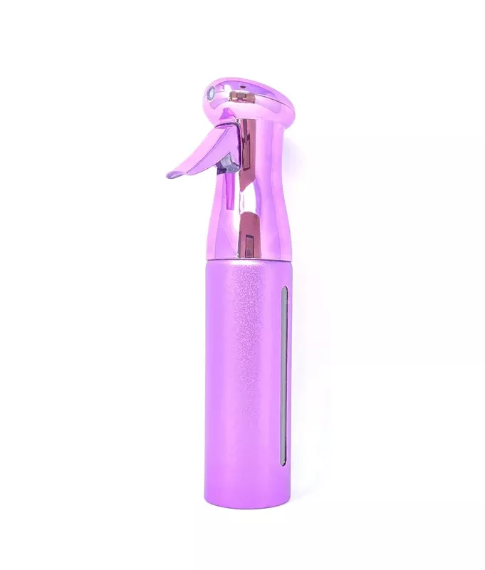 Purple chrome continuous spray mist bottle 300ml