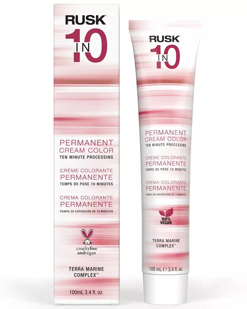Rusk in 10 Permanent Creme Color 3.4oz