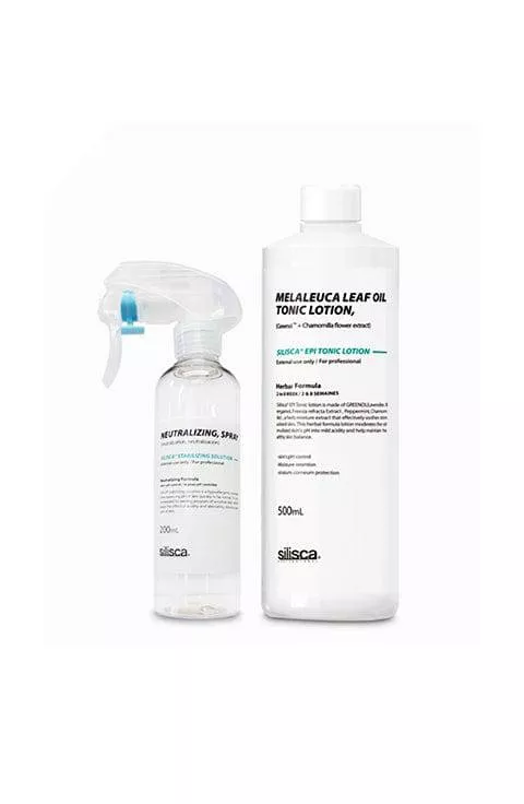 Silica Melaleuca Leaf Oil Tonic Lotion 500mL + Neutralizing Spray Refill Container Free