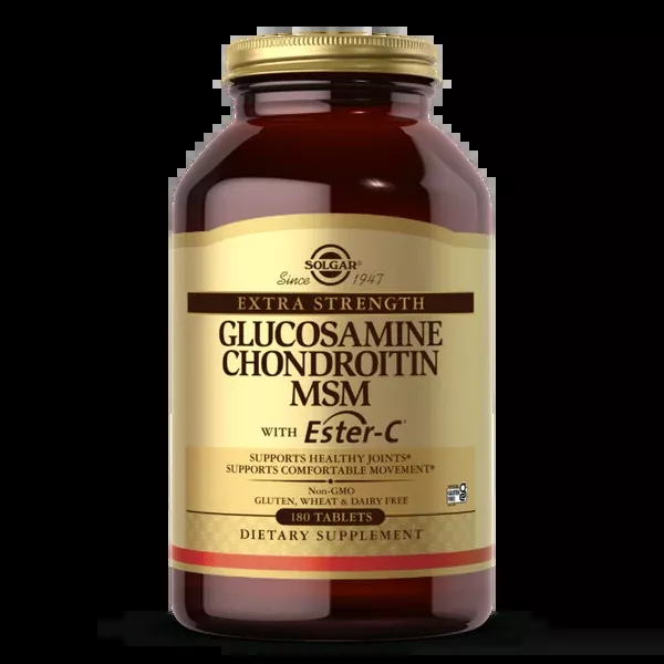 Solgar Glucosamine Chondroitin msm with Ester C Tablets 180