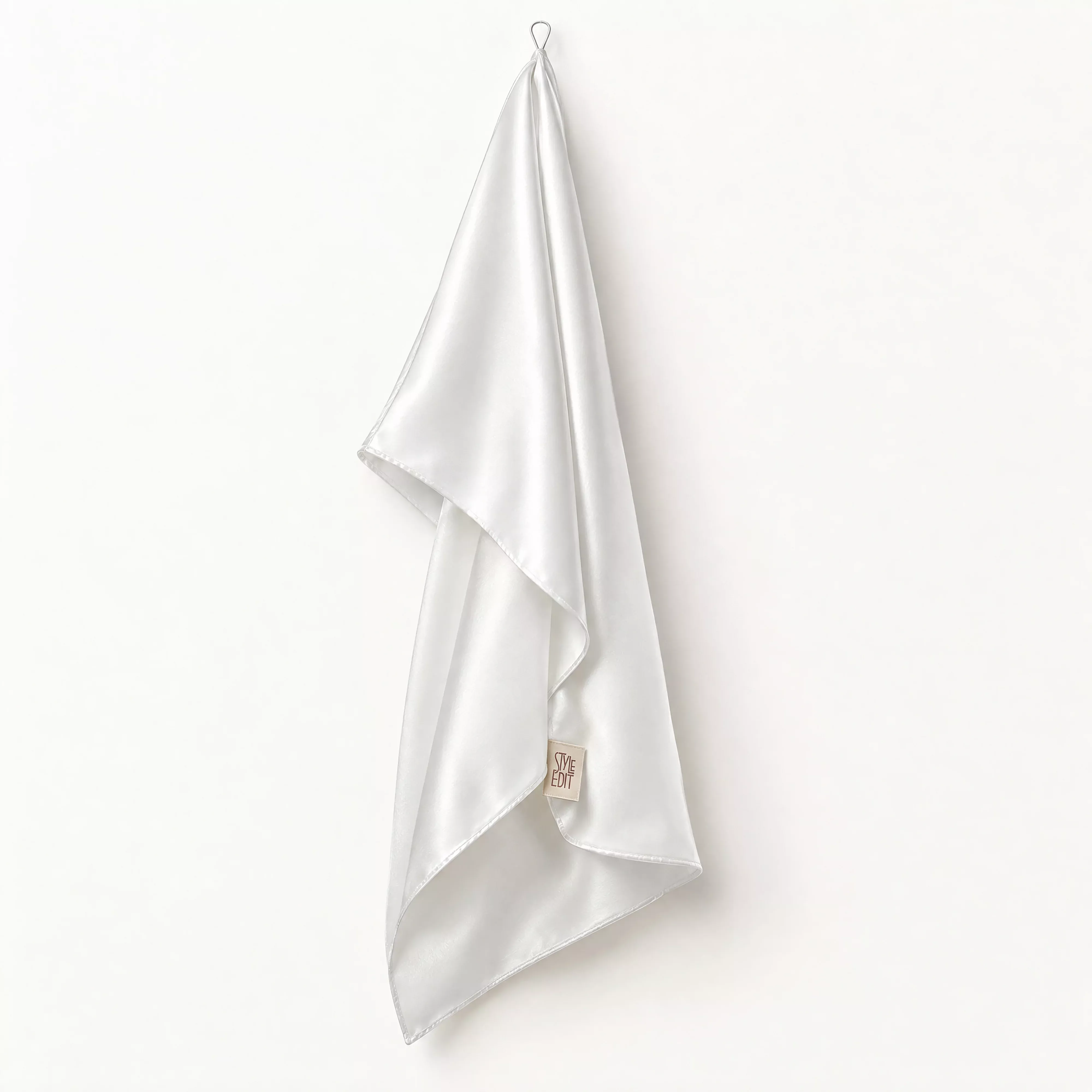Style Edit Limited Edition Silky White Scarf