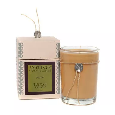 Tuscan Olive Aromatic Jar Votivo Candle