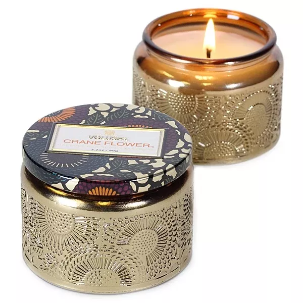 Voluspa Crane Flower Petite Jar